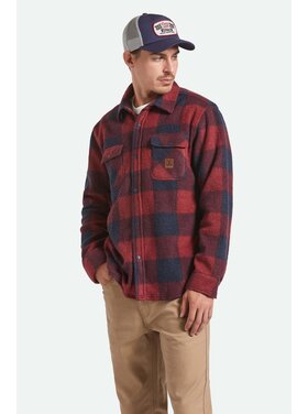 Brixton Brixton Bowery L/S Arctic Stretch (Mens) | Adrenaline Rush/Mood Indigo