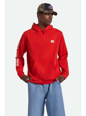 Brixton Brixton Woodburn Label Hoodie (Mens) | Adrenaline Rush