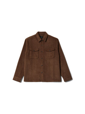 Brixton Brixton Selden Soft Brushed Flannel (Mens) | Pinecone Brown