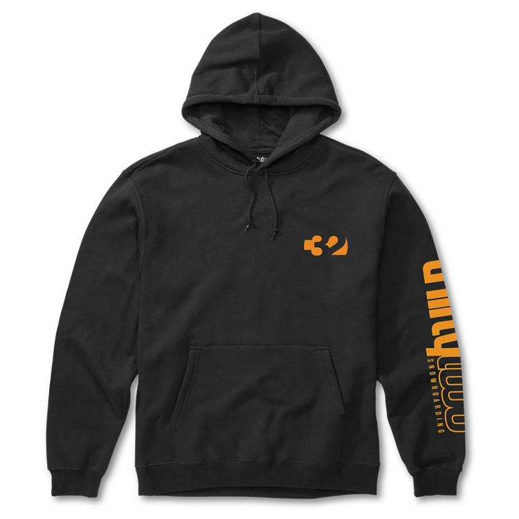Thirty Two Thirtytwo Double Hoodie (Youth) 2026 | Black/Orange