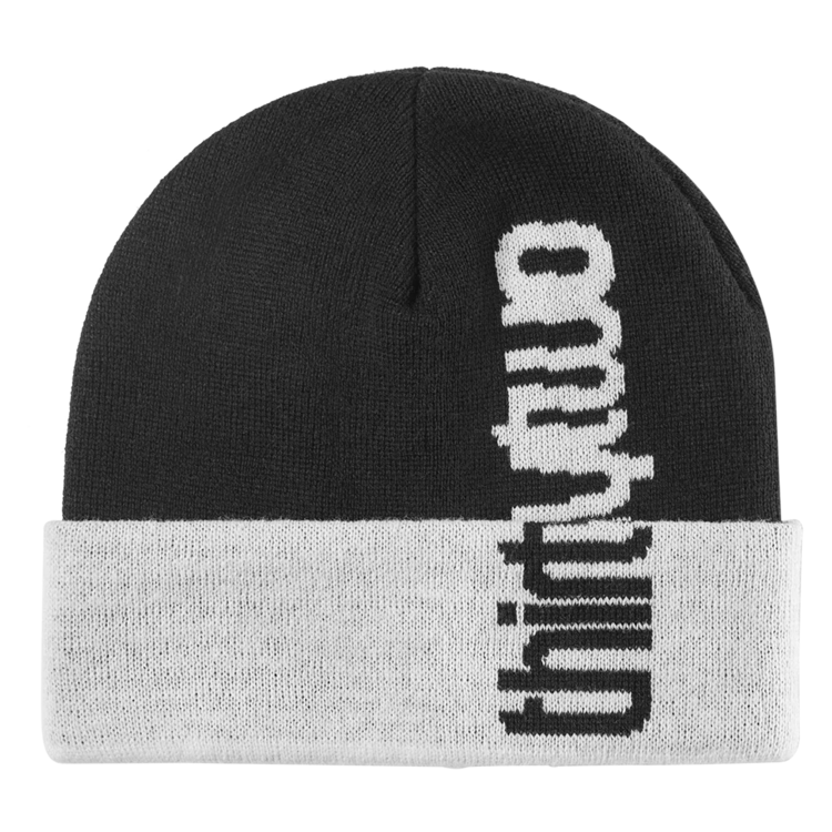 Thirty Two Thirtytwo Double Overlap Beanie (Mens) 2026 | Black/White