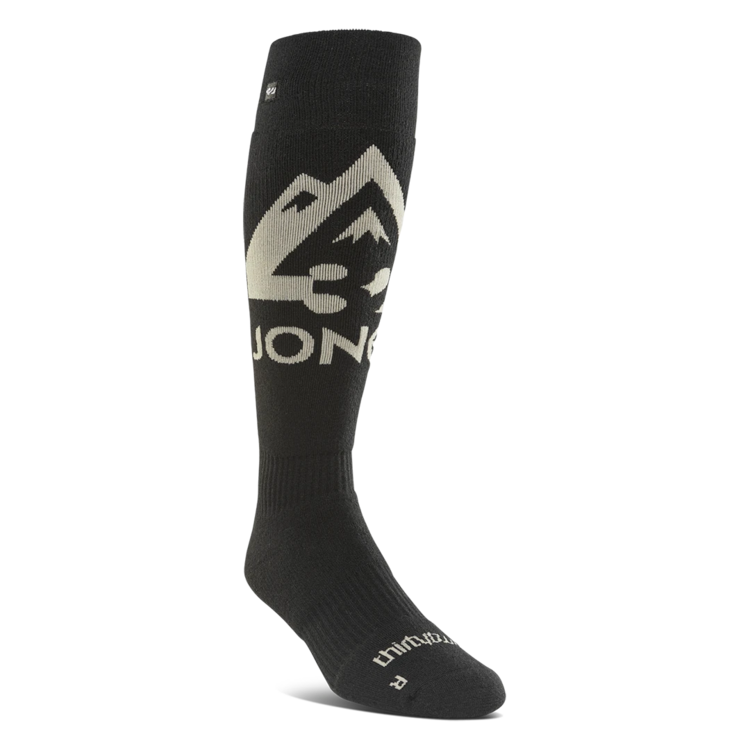 Thirty Two Thirtytwo Jones Merino Sock (Mens) 2026 | Black
