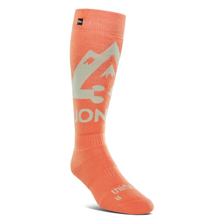 Thirty Two Thirtytwo Jones Merino Sock (Mens) 2026 | Coral