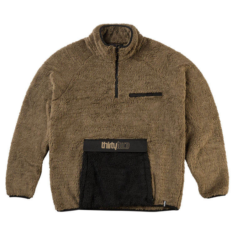 Thirty Two Thirtytwo Rest Stop Pile Jacket (Mens) 2026 | Tobacco