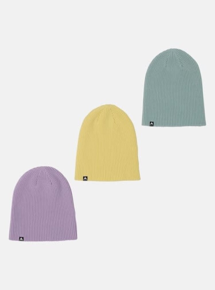 Burton Burton Recycled Dnd Beanie (3 Pack) 2026 (Womens) | Lavender/Teal/Yellow Green