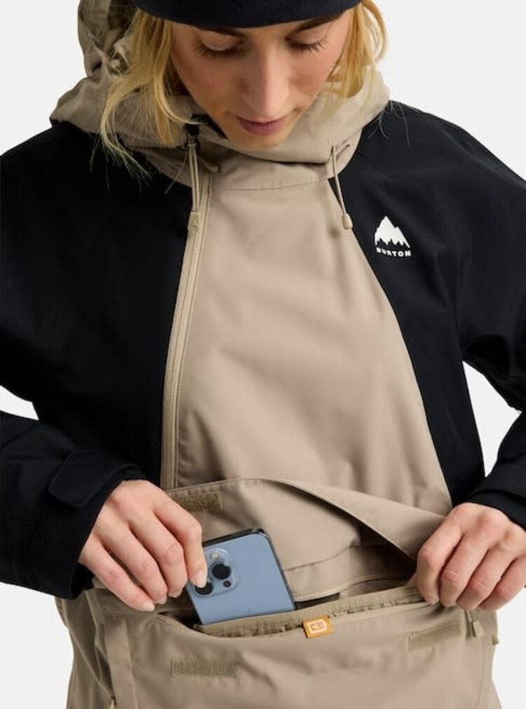 Burton Burton Reserve 2L Relaxed Anorak 2026 (Womens) | Summit Taupe/True Black
