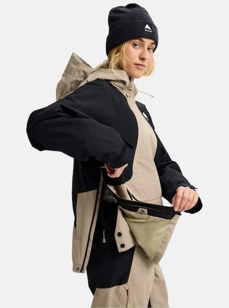 Burton Burton Reserve 2L Relaxed Anorak 2026 (Womens) | Summit Taupe/True Black