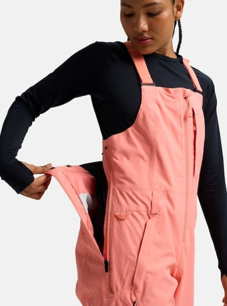 Burton Burton Reserve 2L Bib Pants 2026 (Womens) | Sunrise Coral