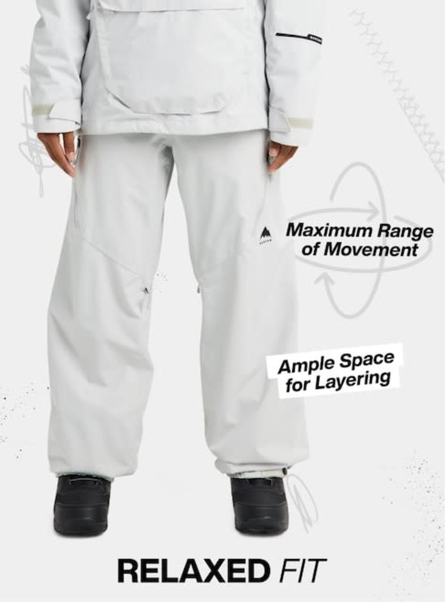 Burton Reserve 2L Relaxed Pants 2026 (Womens) | Summit Taupe/True
