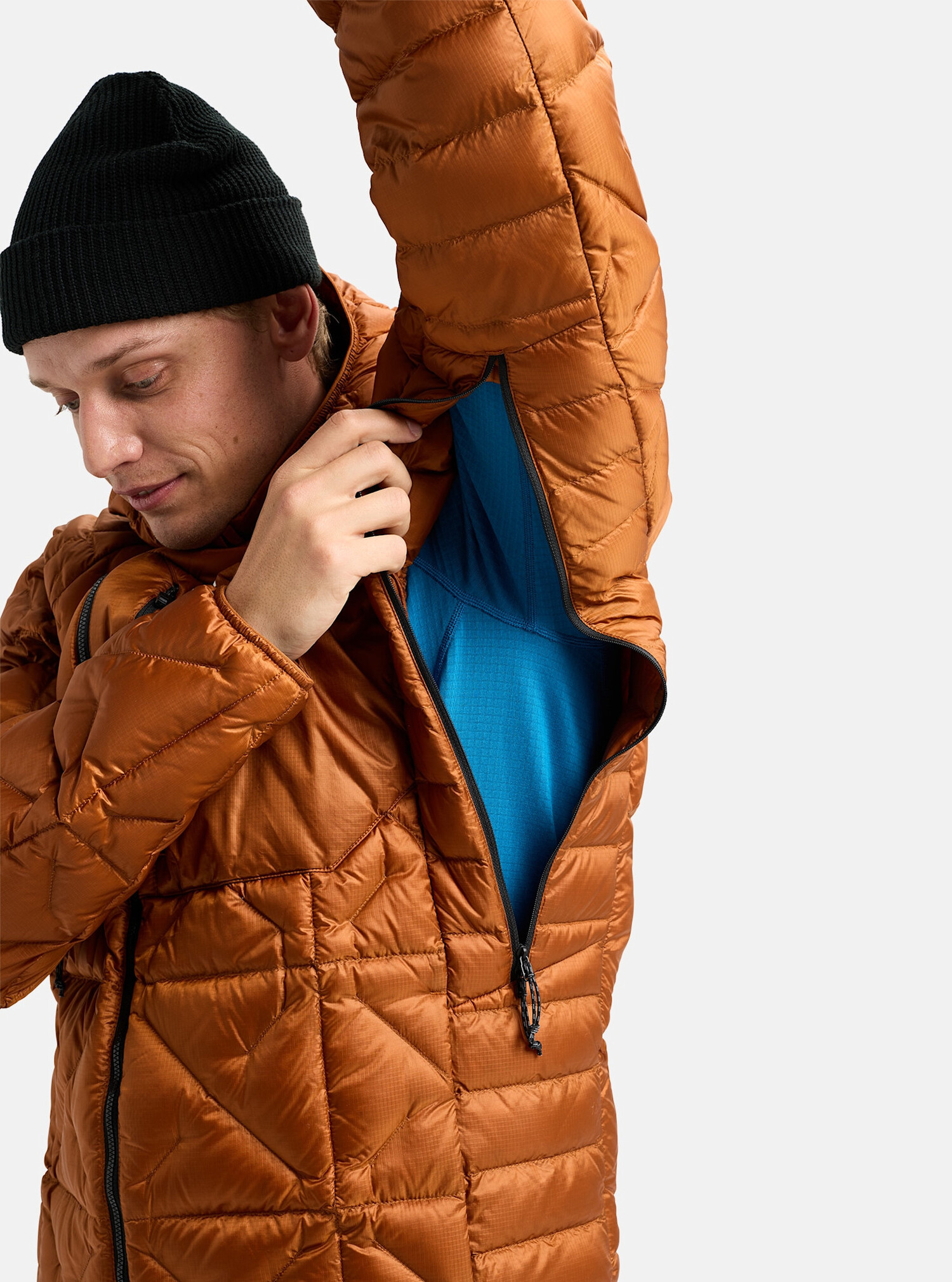 Burton [Ak] Baker Hooded Down Jacket 2026 (Mens) | Chestnut Brown
