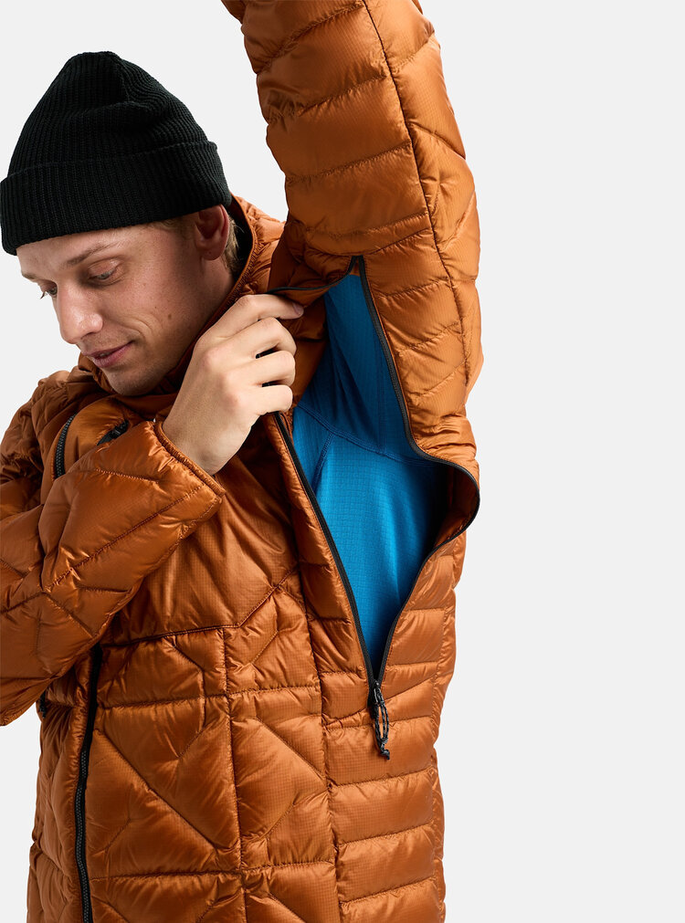 Burton Burton [Ak] Baker Hooded Down Jacket 2026 (Mens) | Chestnut Brown