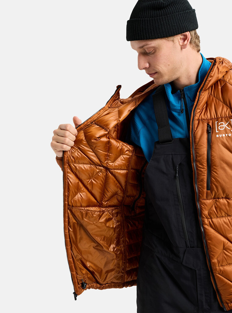 Burton Burton [Ak] Baker Hooded Down Jacket 2026 (Mens) | Chestnut Brown