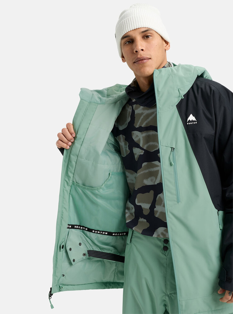 Burton Burton Reserve 2L Ins Jkt 2026 (Mens) | Soft Sage / True Black