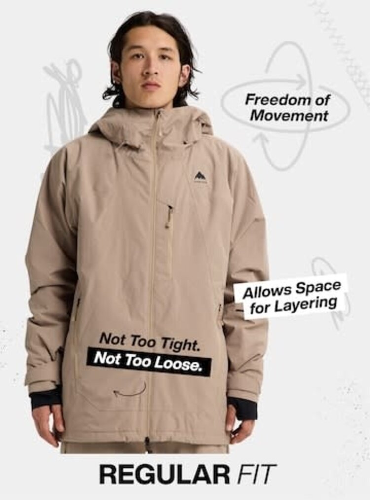 Burton Burton Reserve 2L Ins Jkt 2026 (Mens) | Soft Sage / True Black