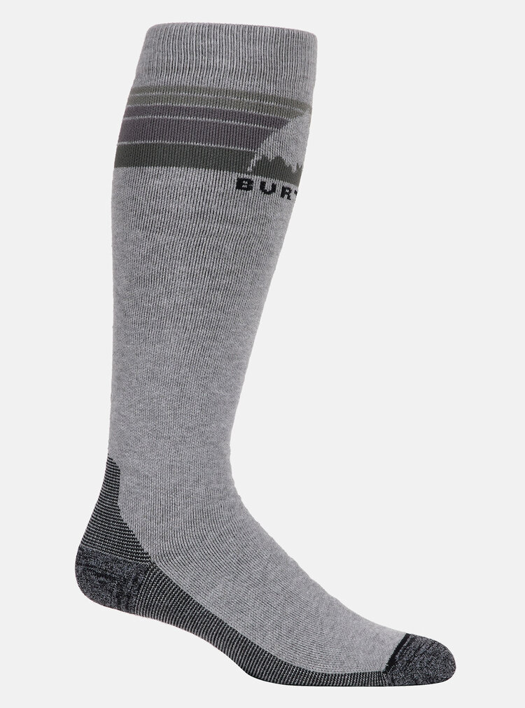 Burton Burton Emblem Midweight Sock 2026 (Mens) | Gray Heather