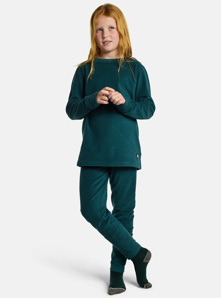 Burton Burton Heavyweight  Fleece Base Layer Set 2026 (Youth) | Deep Emerald