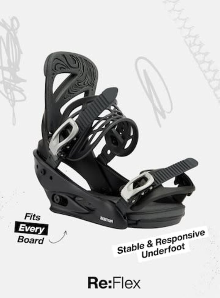 Burton Burton Mission Re:Flex Bindings (Mens) 2026 | Black