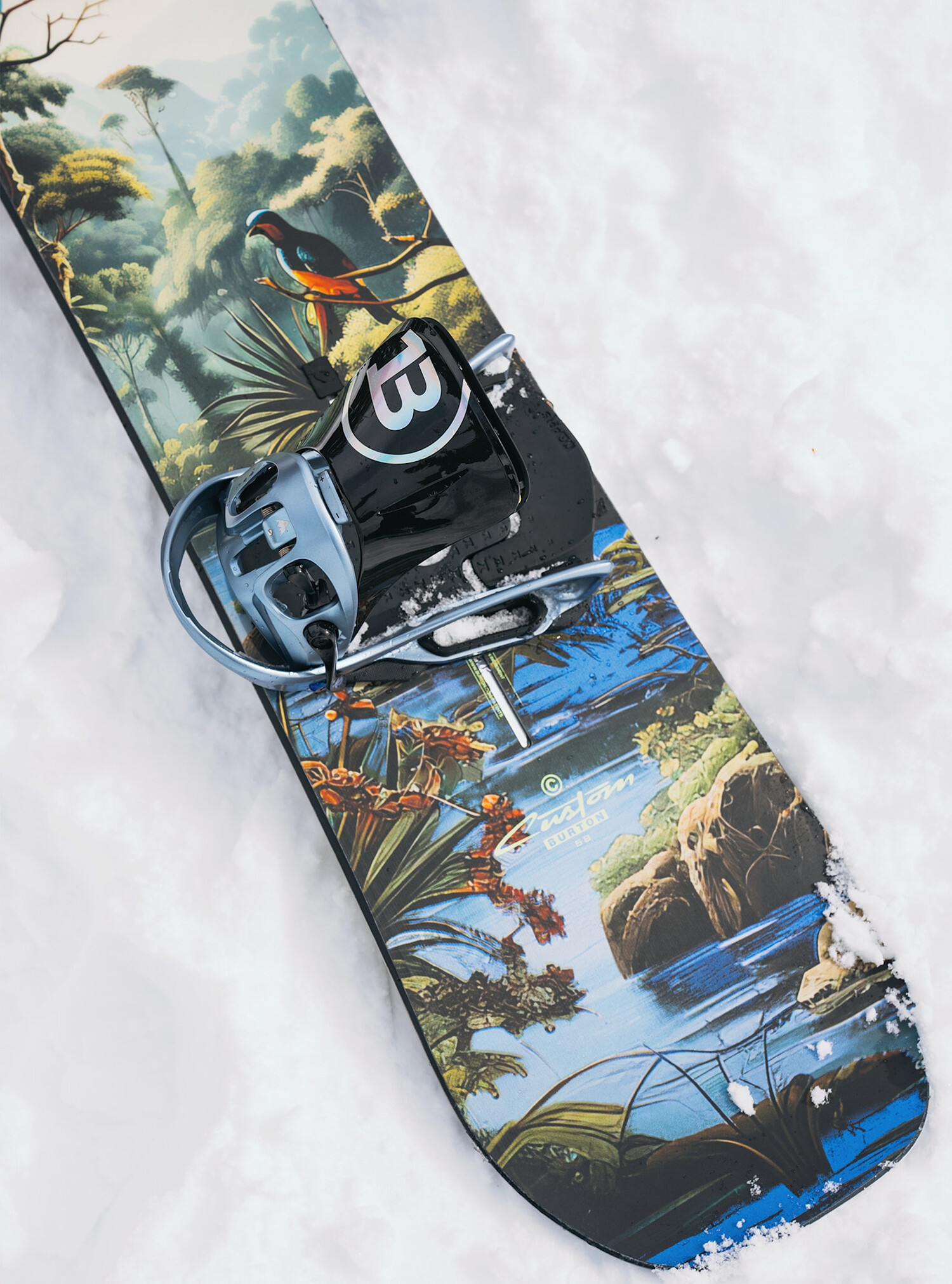 BURTON スノーボード グレー・ブルー Men's Burton Ripcord Flat Top Snowboard | Burton.com Winter 2025 US