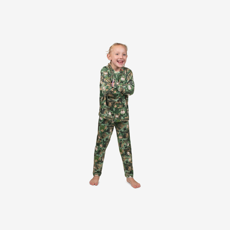 Airhole Airhole Milk Fleece Thermal Set 2026 (Youth) | Monkey Camo