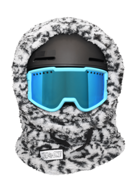 MDXONE MDXONE Over The Helmet Balaclava-Soft Plush | Snow Leopard