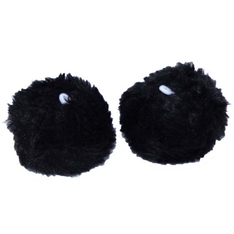 MDXONE MDXONE Pompoms W/ Elastics | Black