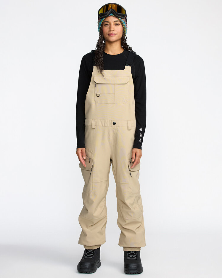 Volcom Volcom Creston 3D Stretch Bib Overall (Womens) 2026 | Oatmeal