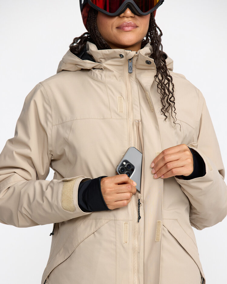 Volcom Volcom Shelter 20K 3D Stretch Jacket (Womens) 2026 | Oatmeal