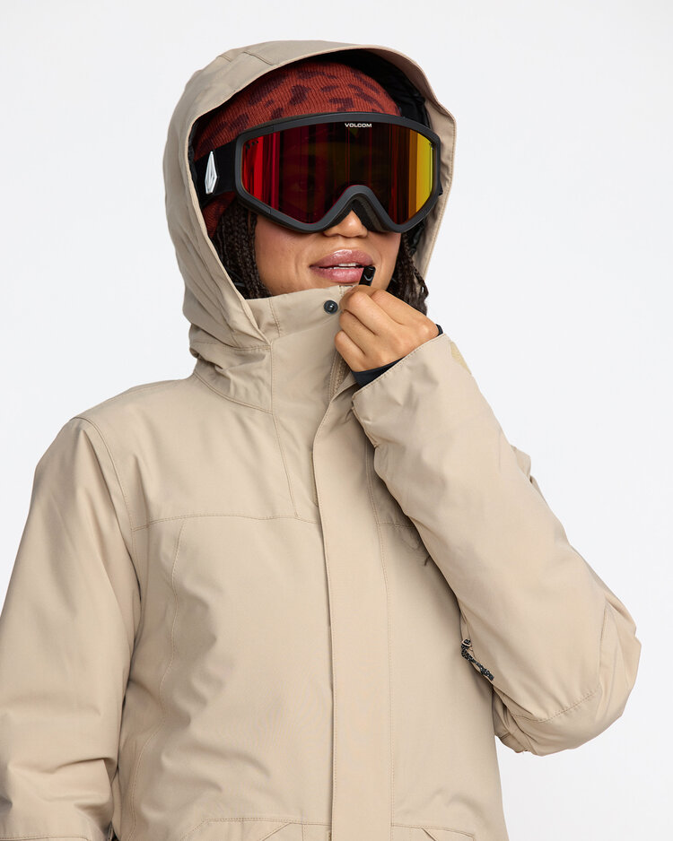 Volcom Volcom Shelter 20K 3D Stretch Jacket (Womens) 2026 | Oatmeal