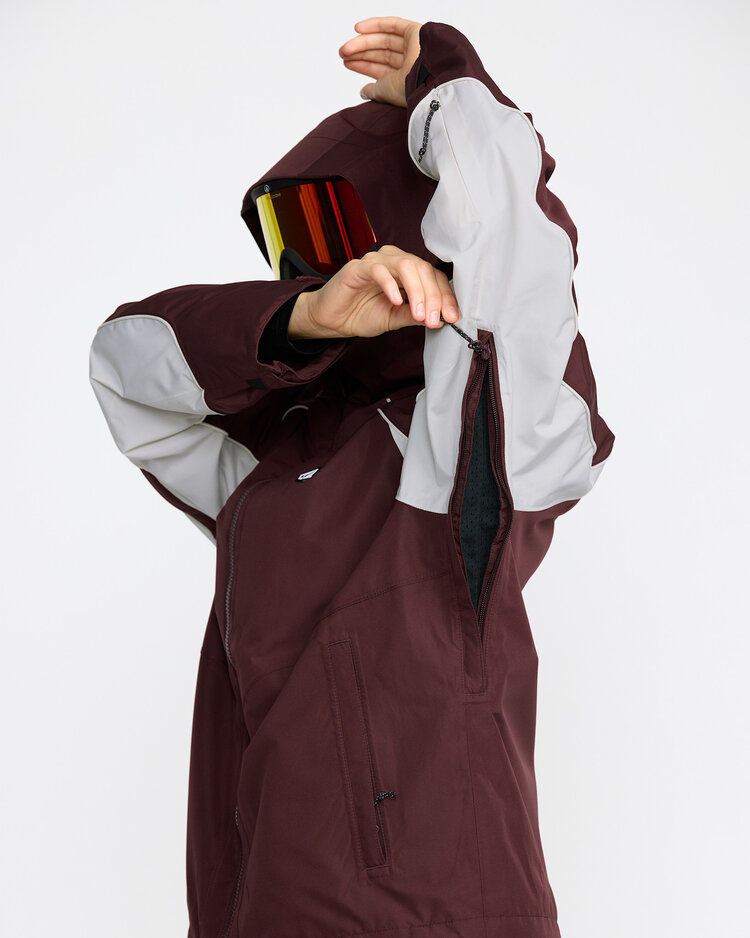 Volcom Volcom Stone Smokeshow 20K Jacket (Womens) 2026 | Oxblood