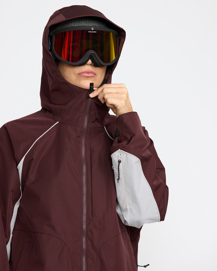 Volcom Volcom Stone Smokeshow 20K Jacket (Womens) 2026 | Oxblood