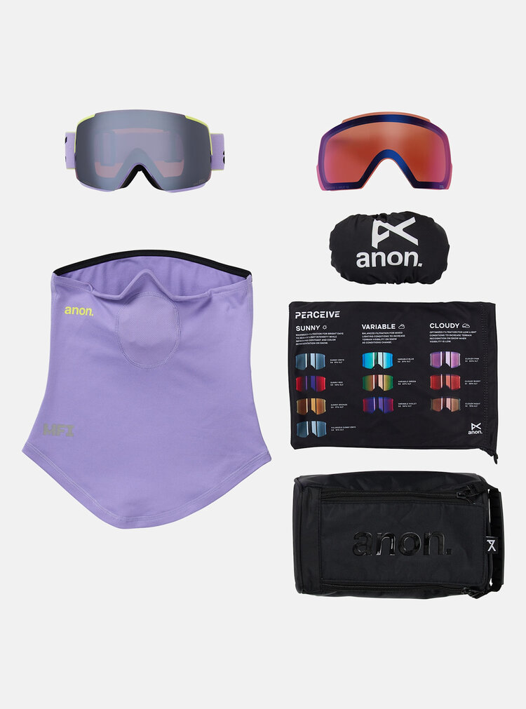 Anon Anon M5 Goggles 2026 | Hyper Lilac/Perceive Sunny Onyx