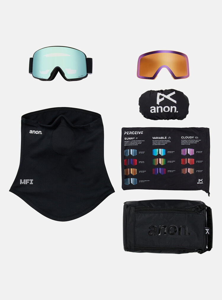 Anon Anon M6 Goggles 2026 | Black/Perceive Variable Blue