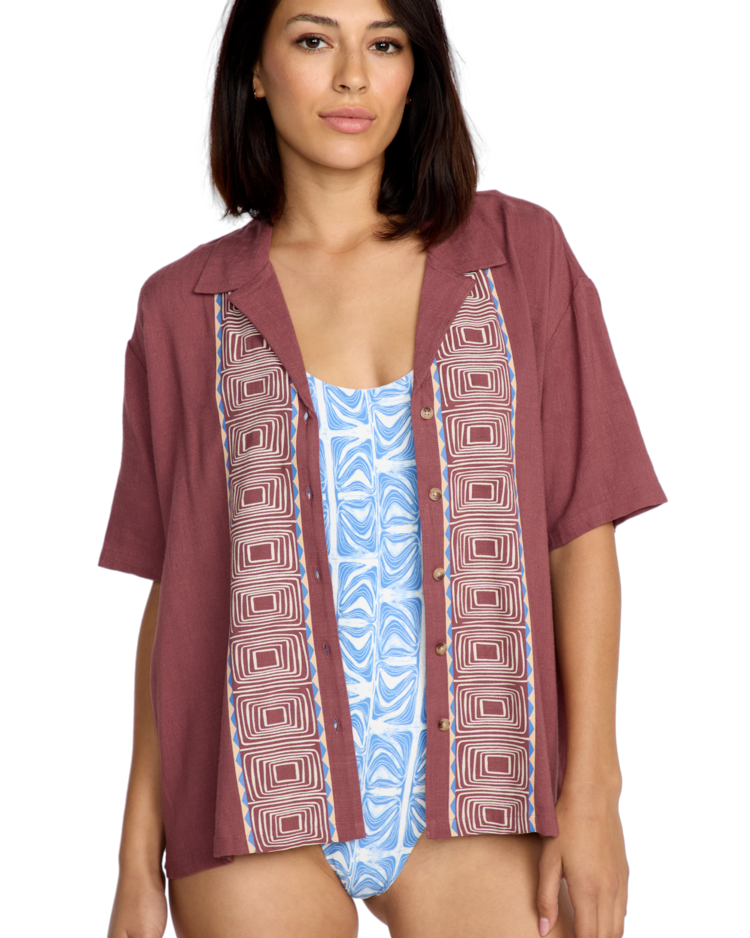 Volcom Volcom Fa Emma Rushton Ss (Womens) | Vintage Brown