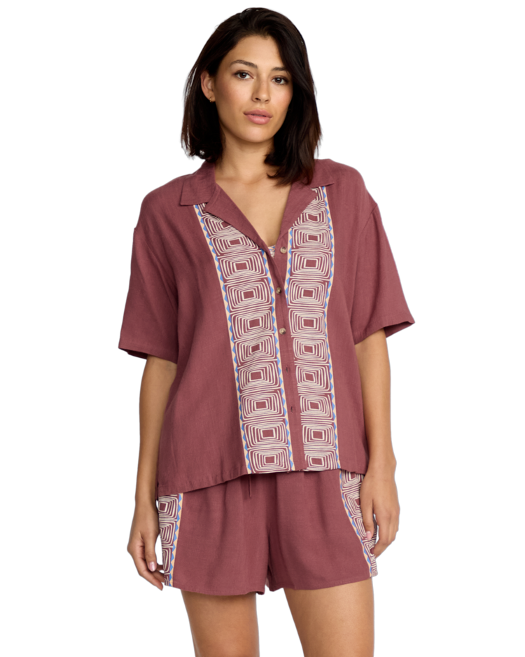 Volcom Volcom Fa Emma Rushton Ss (Womens) | Vintage Brown