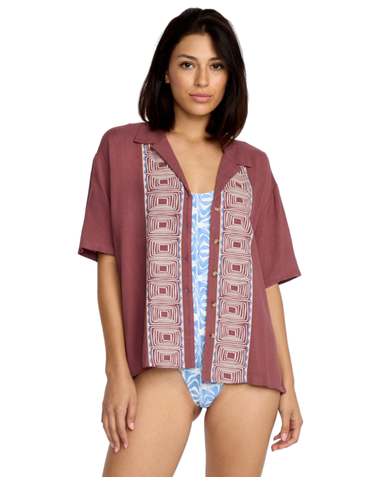 Volcom Volcom Fa Emma Rushton Ss (Womens) | Vintage Brown