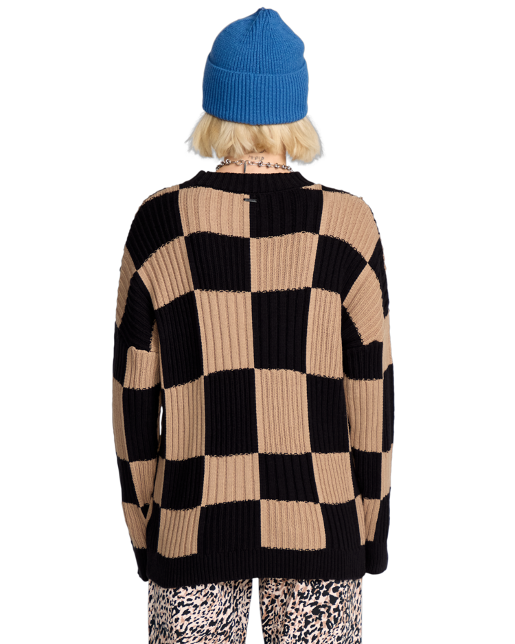 Volcom Volcom Tripnotic Sweater (Womens) | Black Combo