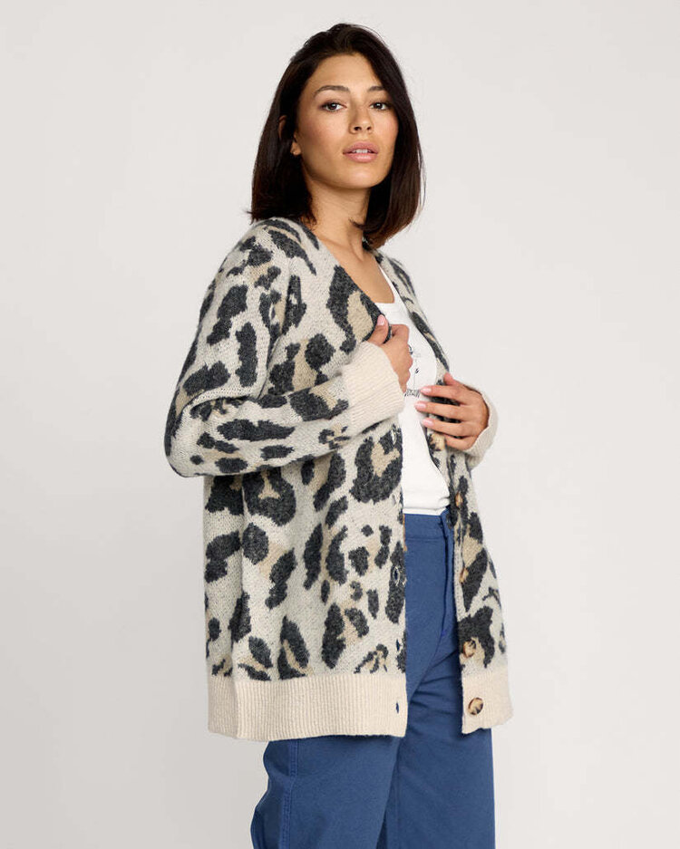 Volcom Volcom Wylding Out Cardi (Womens) | Animal Print