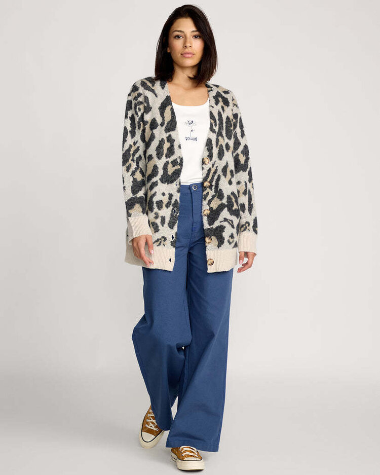 Volcom Volcom Wylding Out Cardi (Womens) | Animal Print