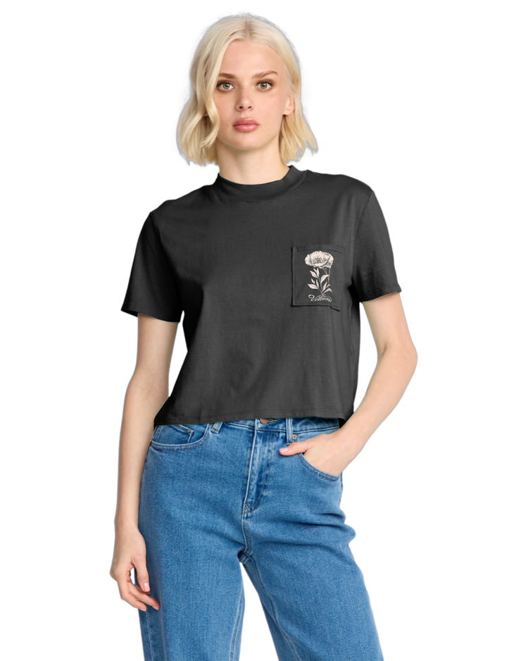 Volcom Volcom Pocket Dial Tee (Womens) | Vintage Black