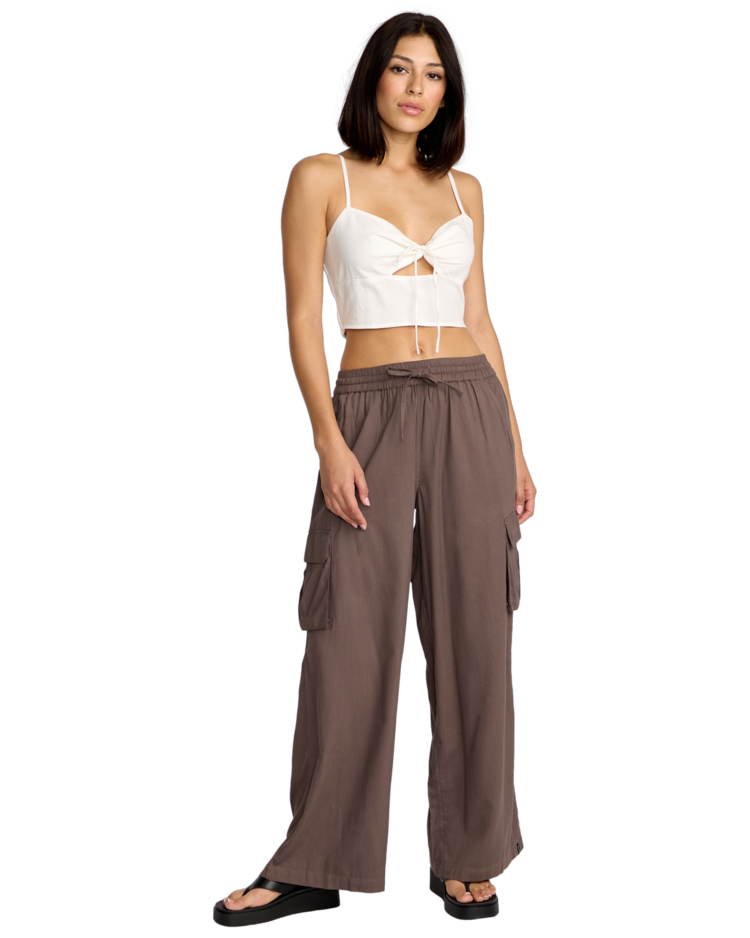 Volcom Volcom Lived In Beach Pant (Womens) | Black Plum