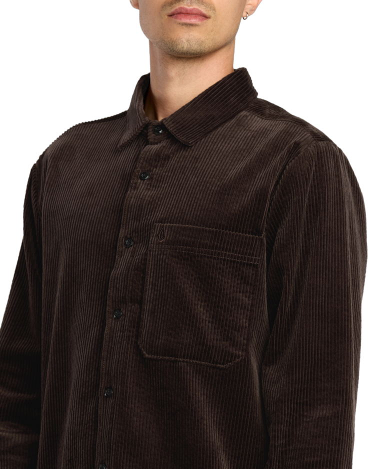 Volcom Volcom Fostered Ls (Mens) | Cacao