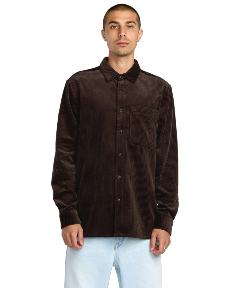 Volcom Volcom Fostered Ls (Mens) | Cacao