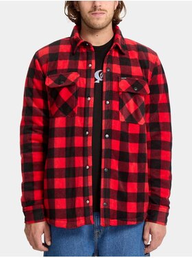 Volcom Volcom Bowered Fleece Ls (Mens) | Lifeguard Red