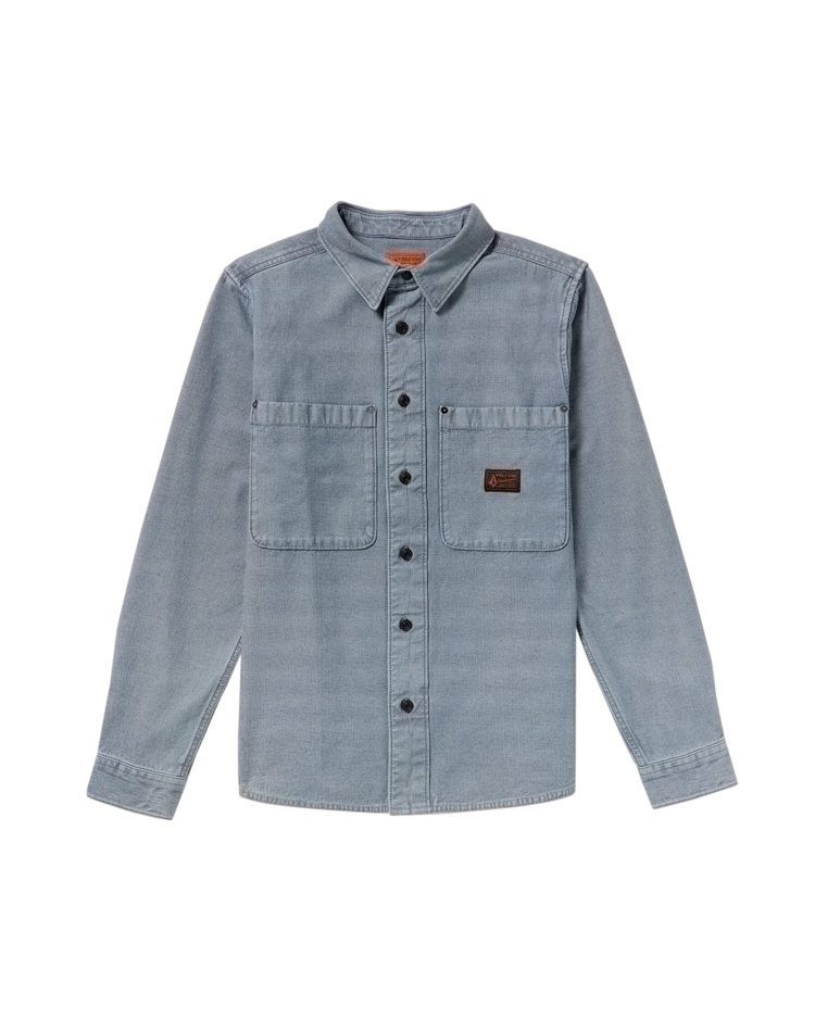 Volcom Volcom Levelstone Ls (Mens) | Blue Wash
