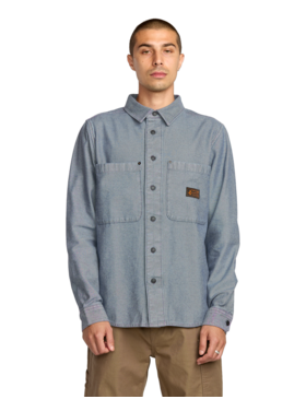 Volcom Volcom Levelstone Ls (Mens) | Blue Wash