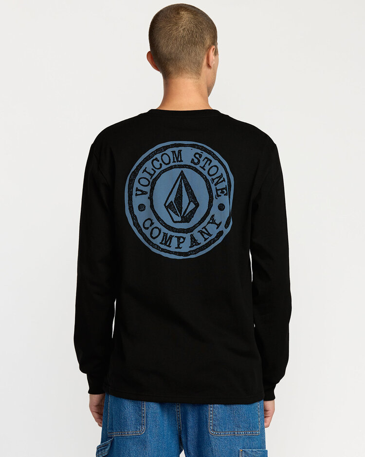 Volcom Volcom Logo Stamp Lst (Mens) | Black