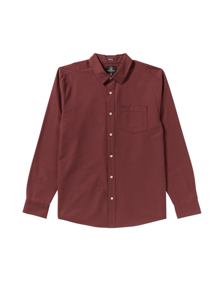 Volcom Volcom Veeco Oxford Ls (Mens) | Merlot