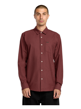 Volcom Volcom Veeco Oxford Ls (Mens) | Merlot