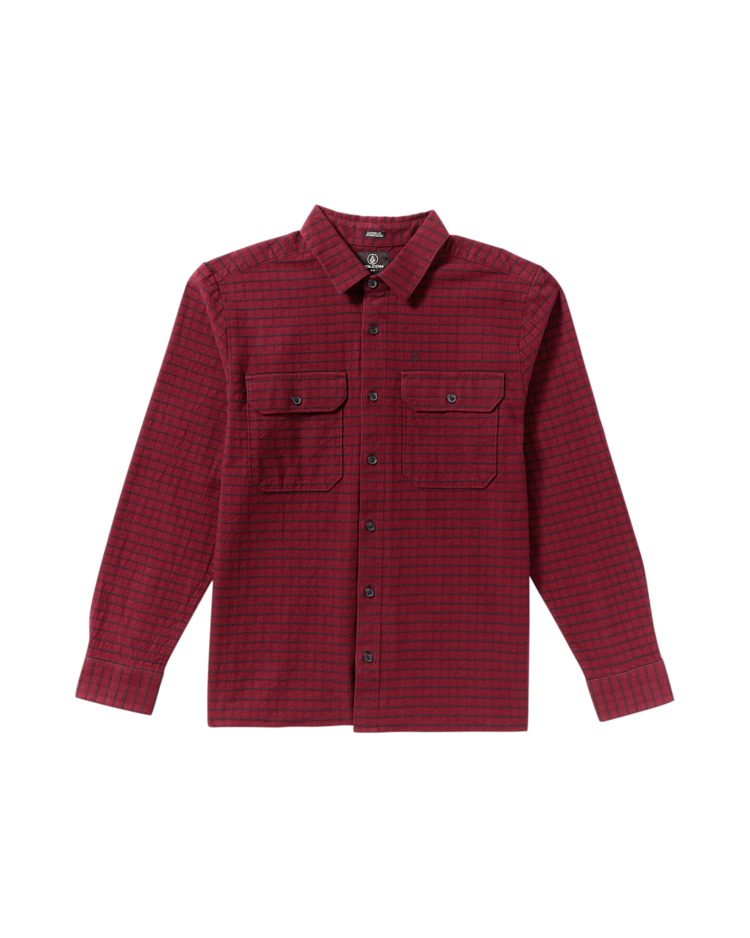 Volcom Volcom Augustone Ls (Mens) | Merlot