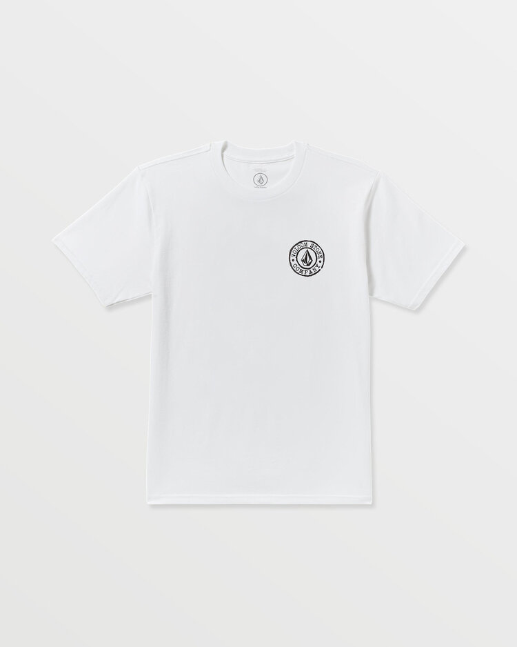 Volcom Volcom Logo Stamp Sst (Mens) | White